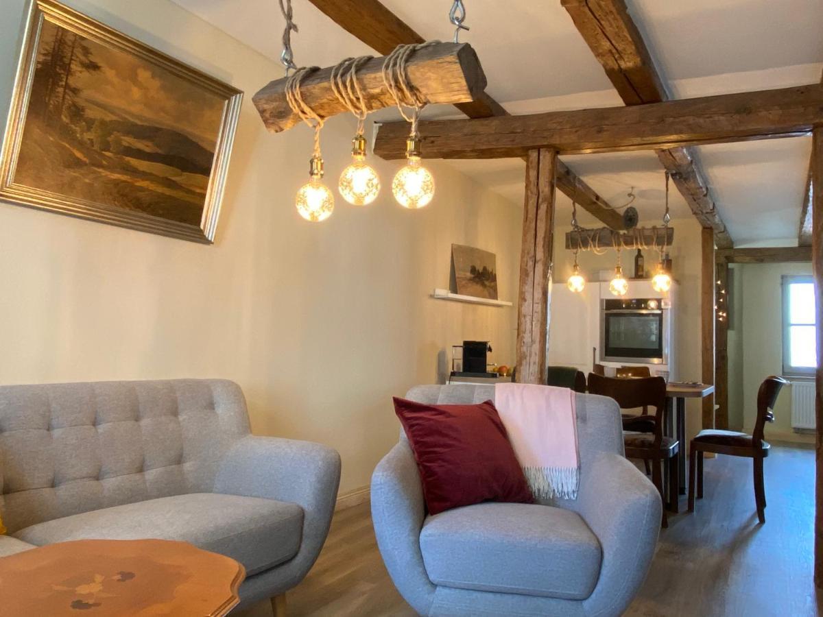 Ferienwohnung Helene Im Einzeldenkmal - Lange Gasse 29 Quedlinburg Exterior foto