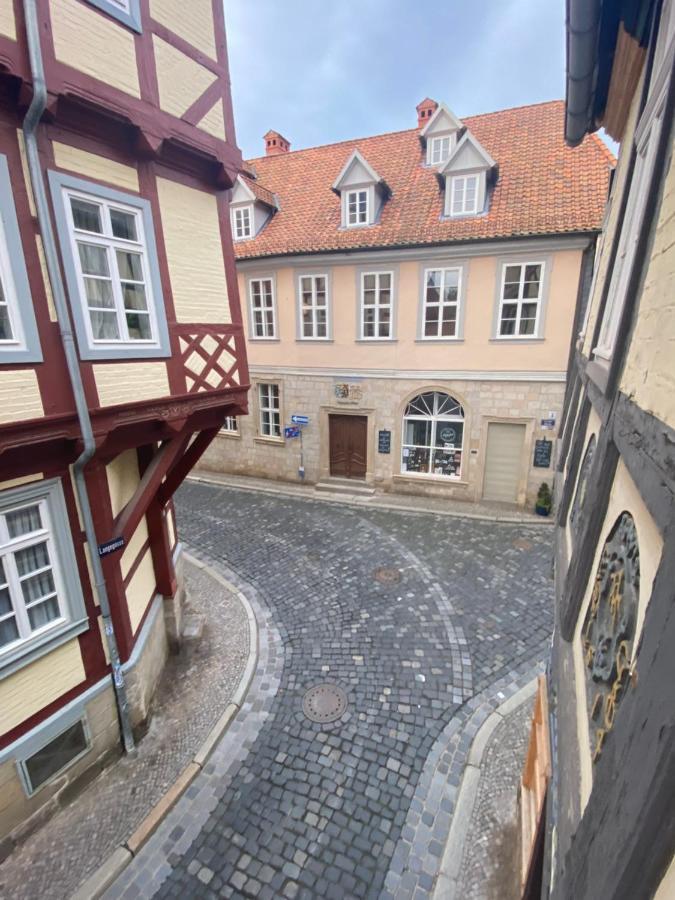 Ferienwohnung Helene Im Einzeldenkmal - Lange Gasse 29 Quedlinburg Exterior foto