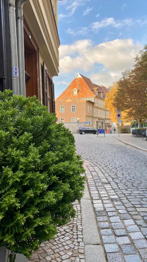 Ferienwohnung Helene Im Einzeldenkmal - Lange Gasse 29 Quedlinburg Exterior foto